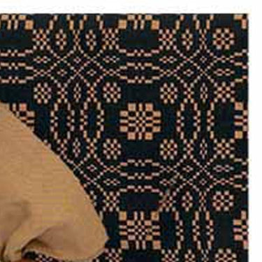 Black Mustard Lover㦙??S Knot Jacquard Placemat Set Of Six PM130011 - The Fox Decor